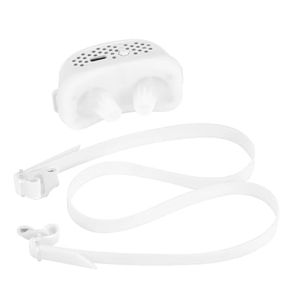 Electronic Anti-Snoring Device with Strap Snore Solution Low Noise Strong Wind Twin Turbine Adjust 3 Wind Speed Snore Sleep Aid