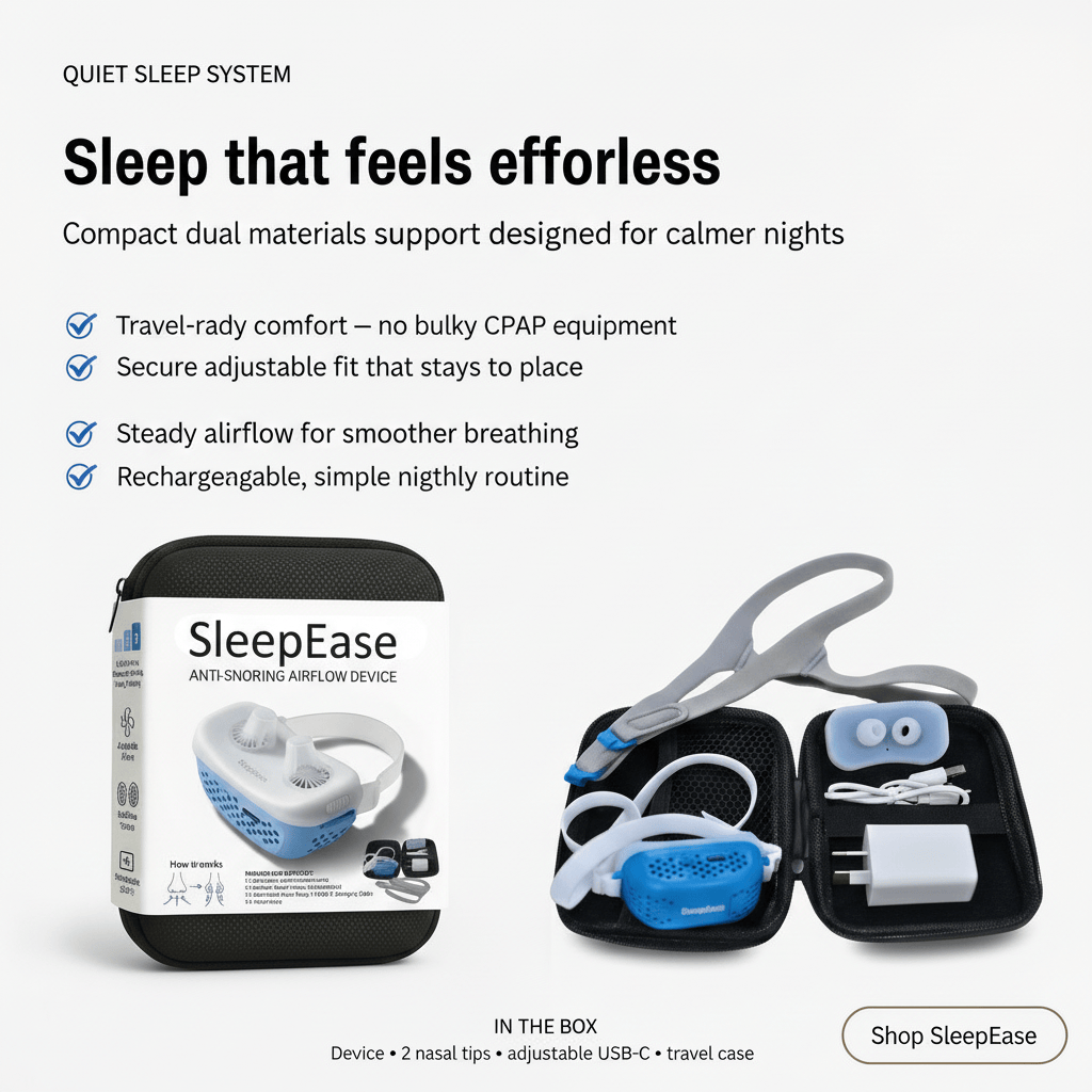SleepEase CPAP Anti-Snoring Device